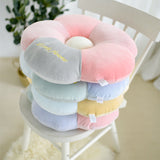 4color pastel flower cushion