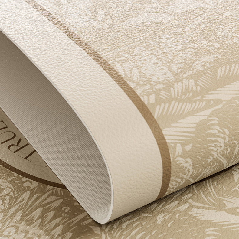 beige elegance logo square shelf mat