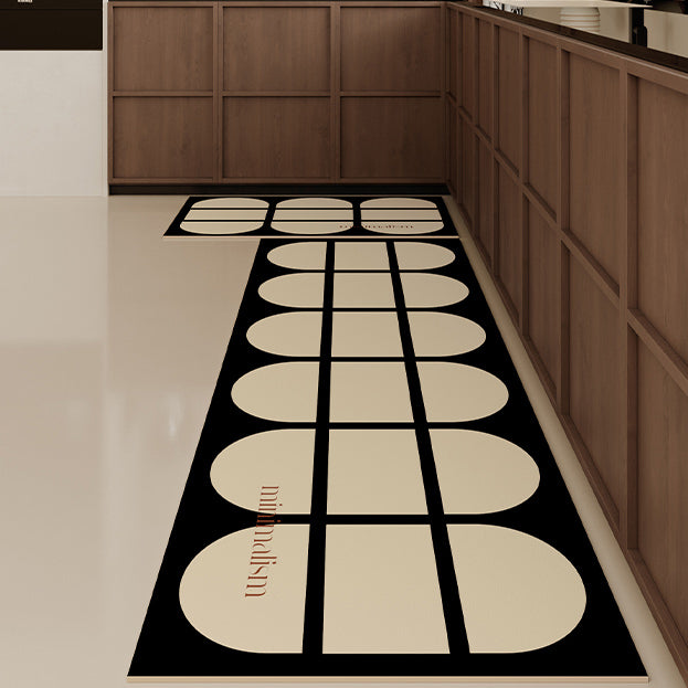 minimalism retro kitchen mat
