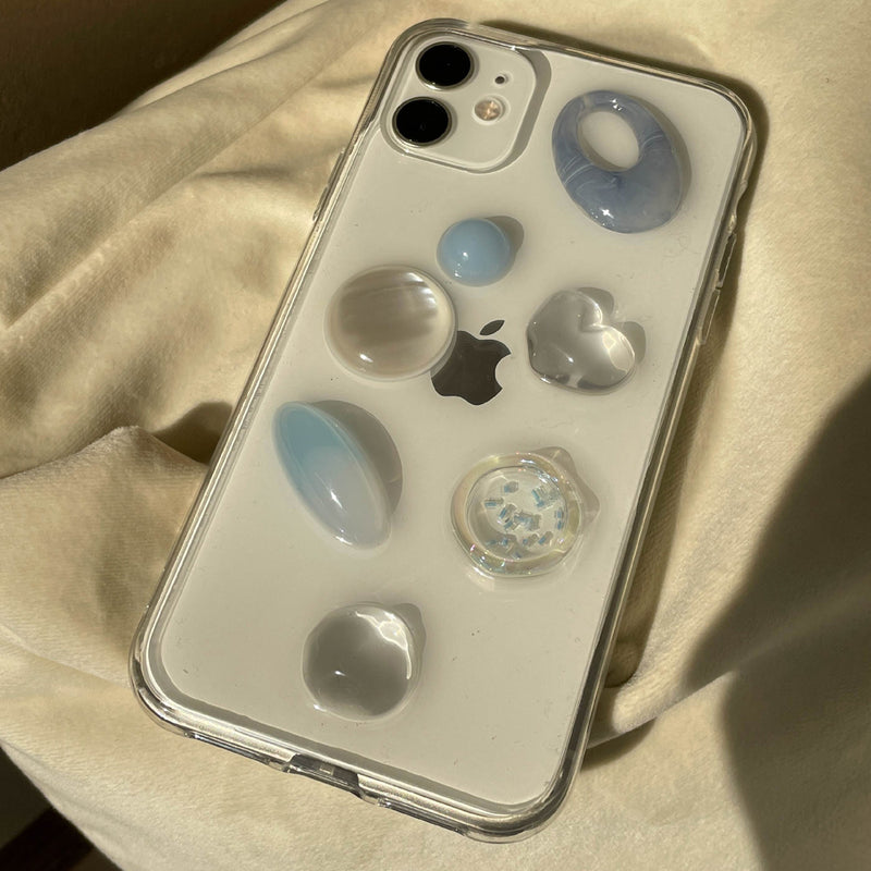clear blue stone iPhonecase