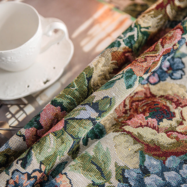 french garden flower table cloth