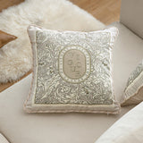 vigour luxury logo square cushion
