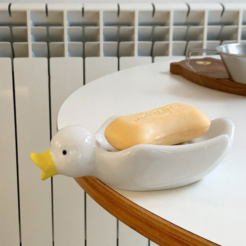 swan soap dish