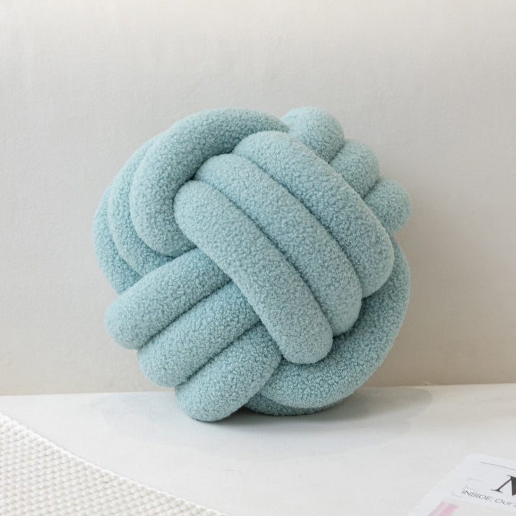 8color boa knit ball cushion