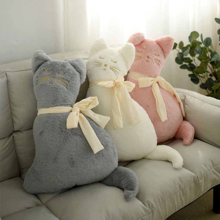 3color cute cat cushion