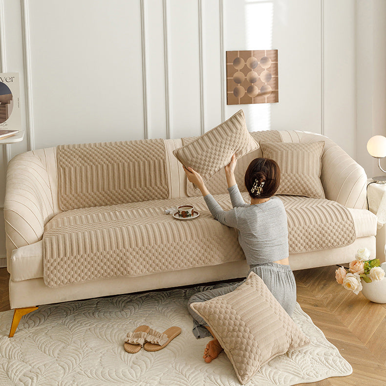 7color embossed pattern sofa cover