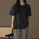 diamond check bottoms pair roomwear