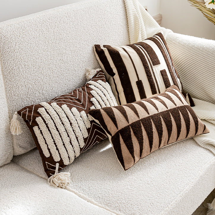 6design bohemian boa cushion