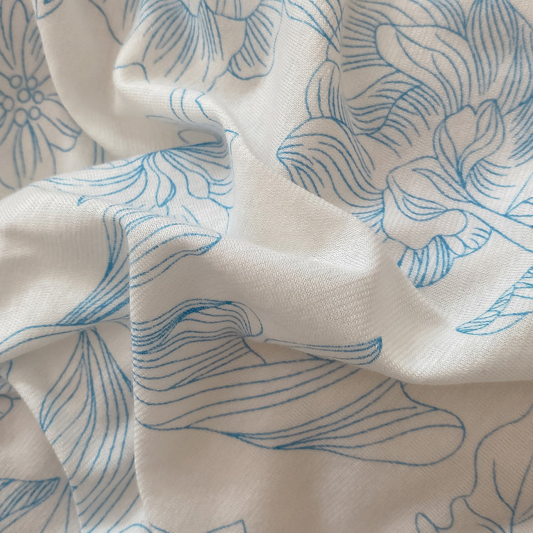 2color detailed picture bedlinen set