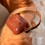 leather belt Airpods case