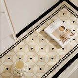 2design brown retro tile square shelf mat