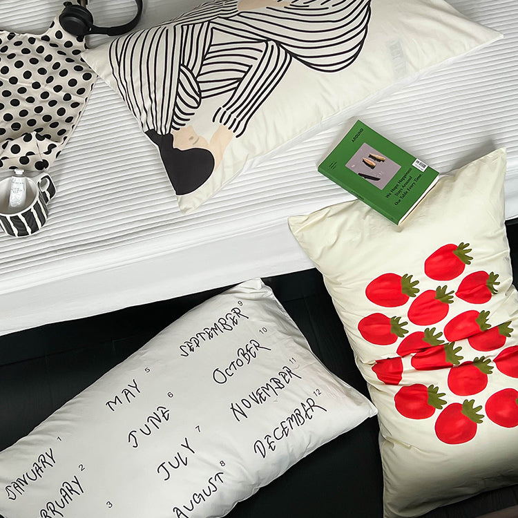 3design modern print pillow sheets