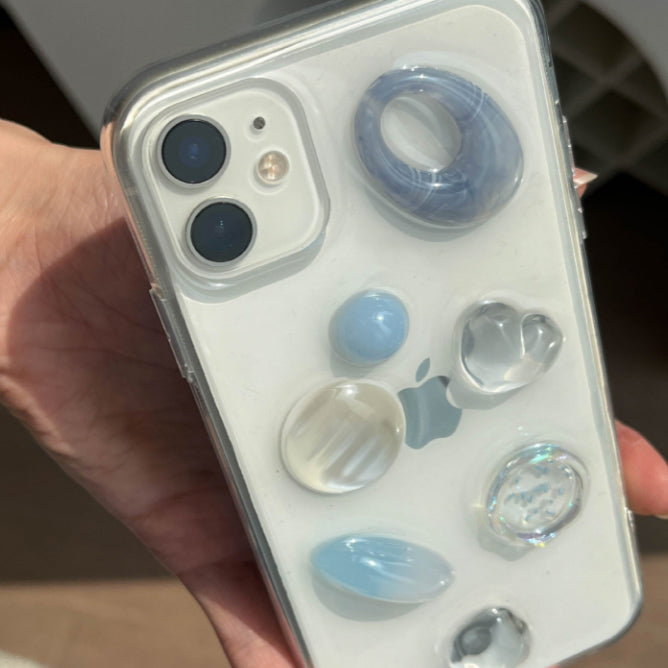 clear blue stone iPhonecase