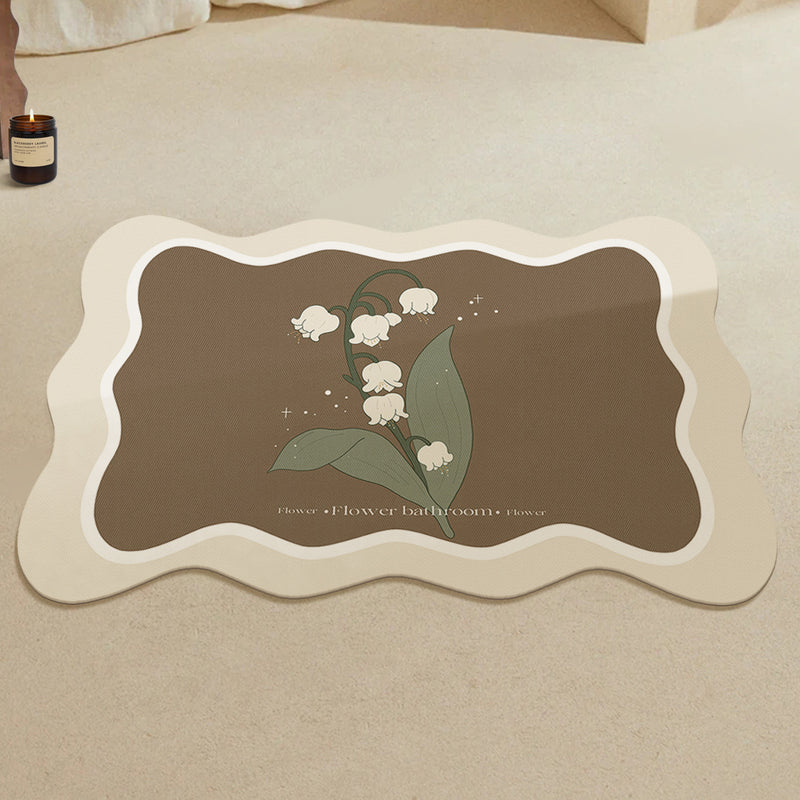 8design dream flower bath mat