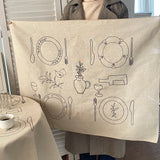 meal paint table cover