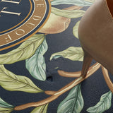 american retro pomegranate door mat