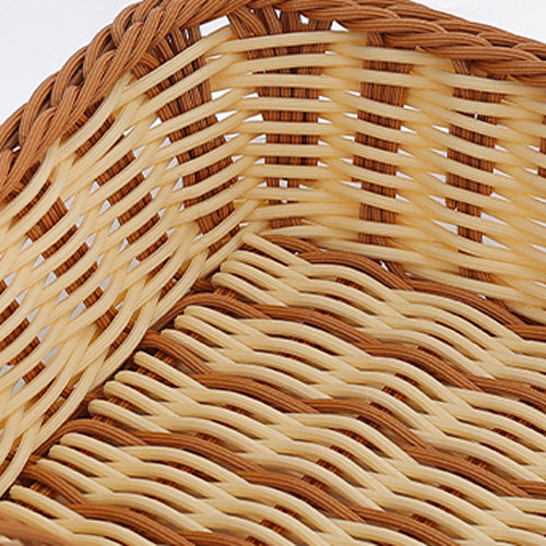 2color rattan tray set