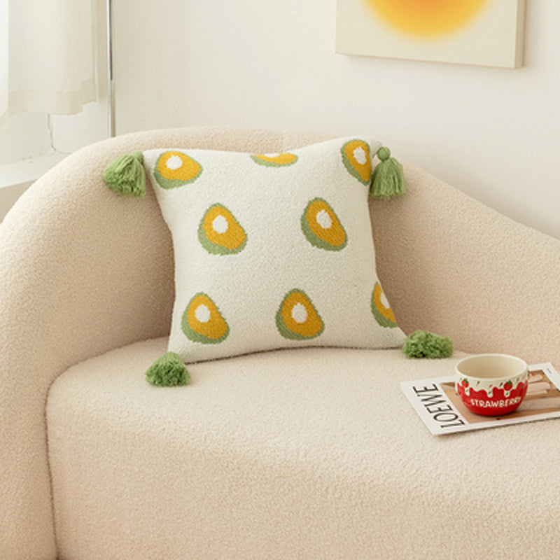 4design fruit knit cushion