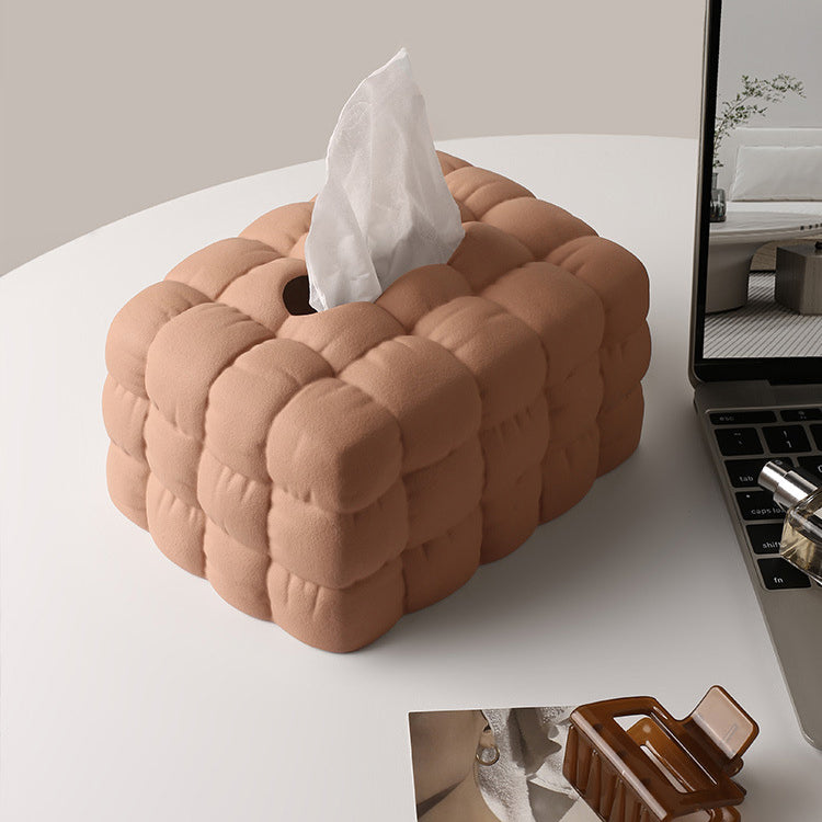 3color ceramic cushion tissue case
