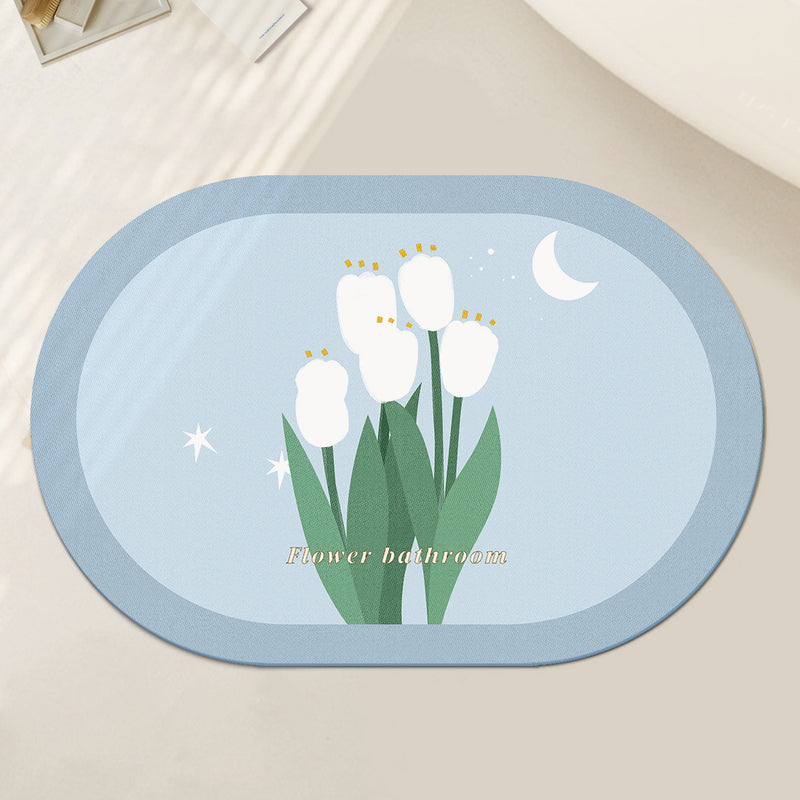 8design dream flower bath mat