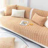 5color pastel velvet sofa cover