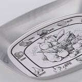 5design silver metal tray