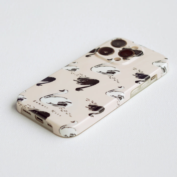 swan shadow iPhone case