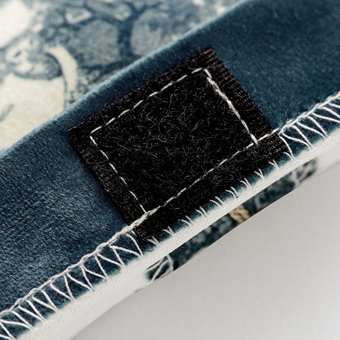 blue retro forest tissue case