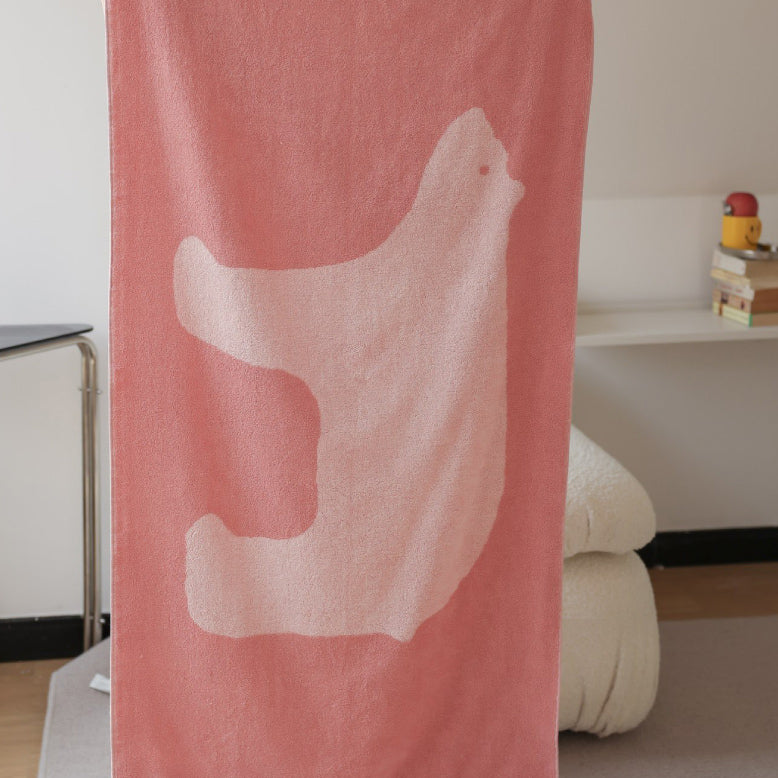 3color polar bear towel