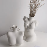 3type woman body vase