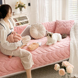 4color cable pattern cushion