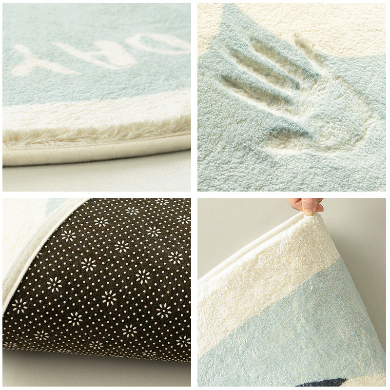 4type kids room round mat