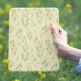 yellow mimosa iPad case