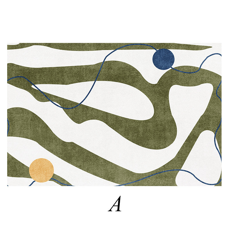7design modern art square carpet