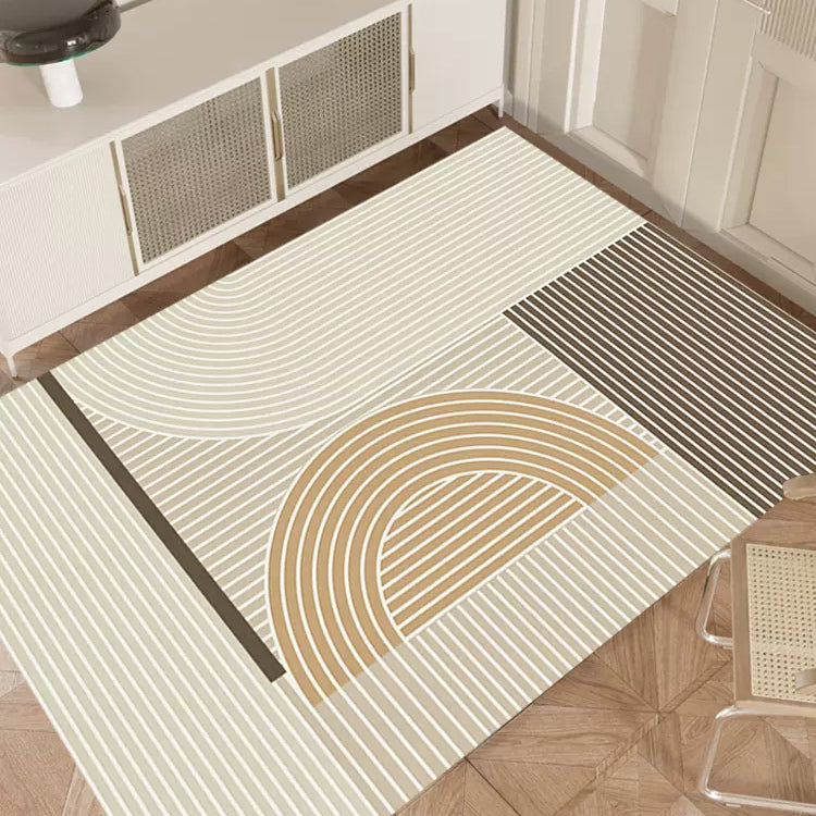 7design simple line square carpet