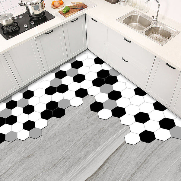 10design corner square kitchen mat