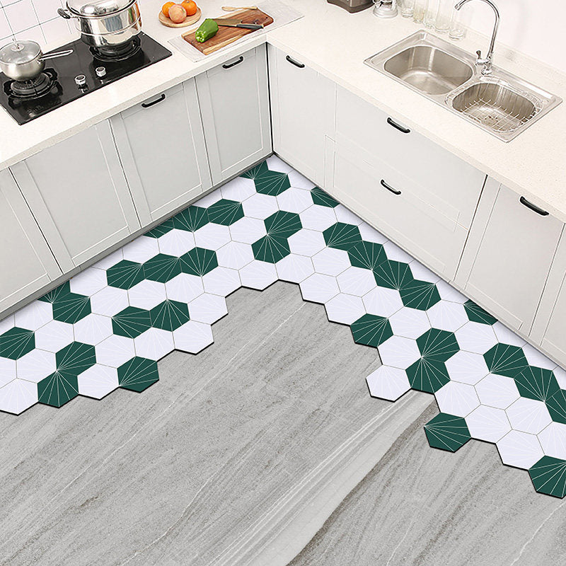 9design tile style square kitchen mat