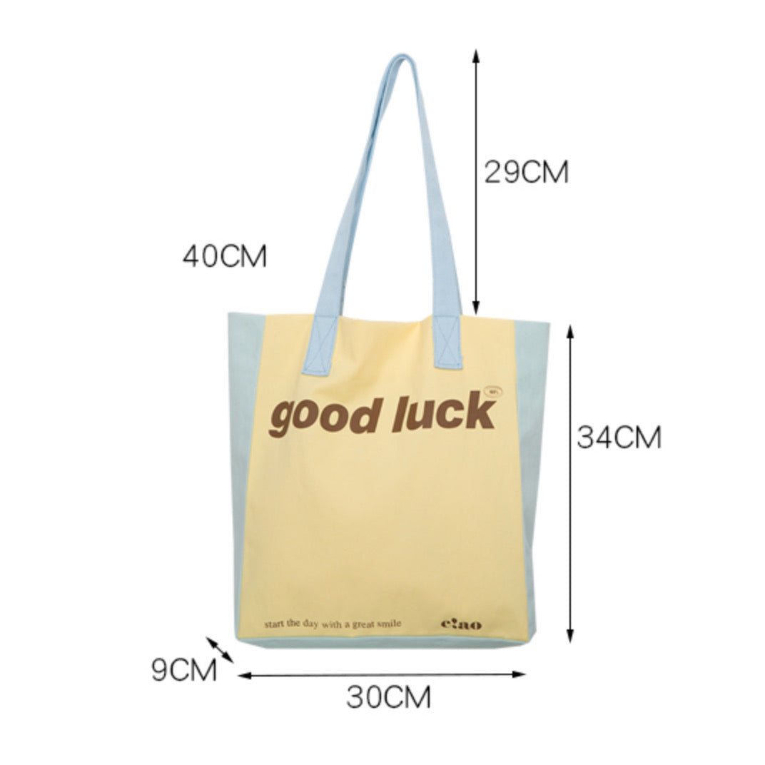 good luck tote bag