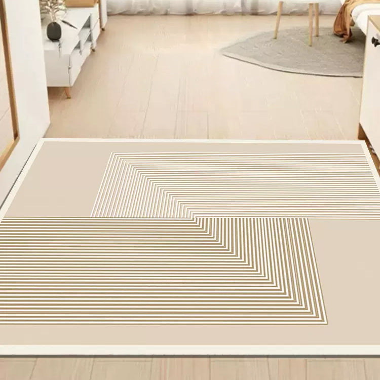 7design simple line square carpet