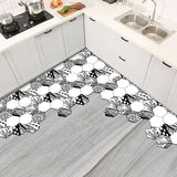 9design tile style square kitchen mat