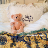 sunflower sofa cover