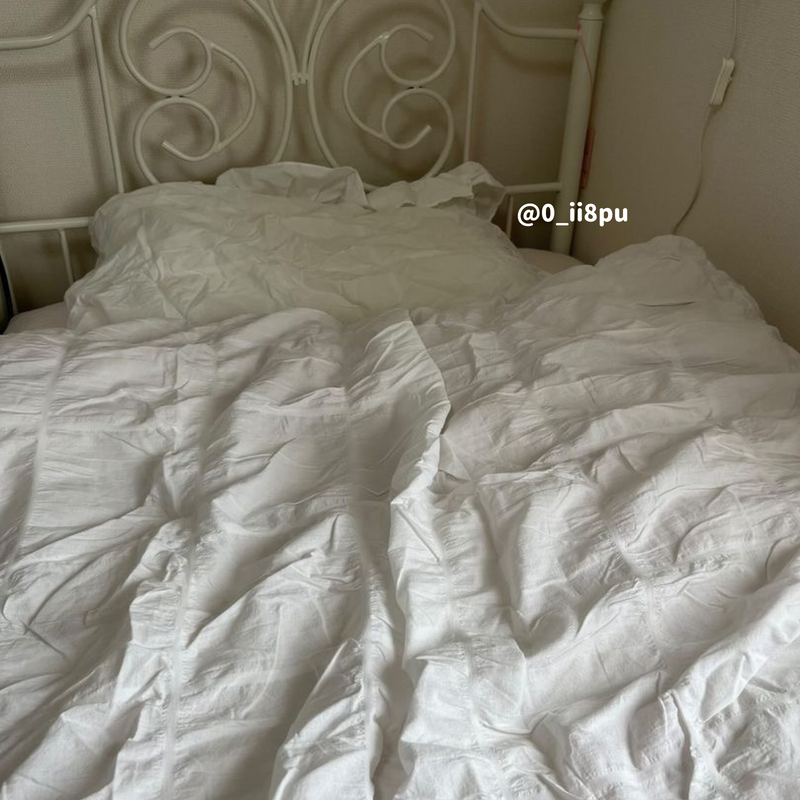 5color frill gather bedlinen set