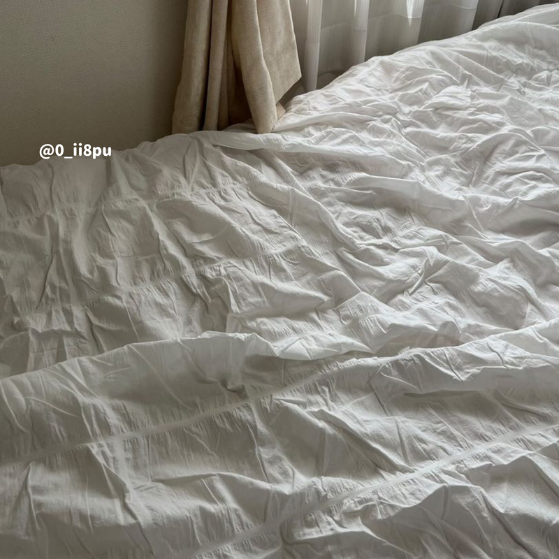 5color frill gather bedlinen set