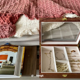 retro wood accessory box