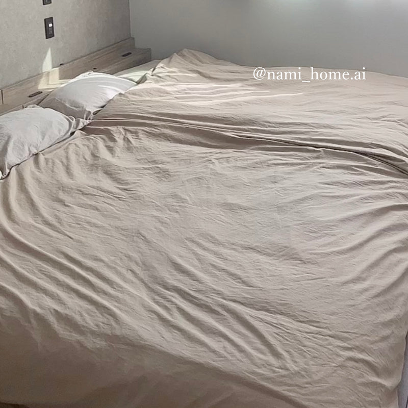 8color pastel bicolor duvet cover