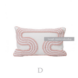 lovely pink boa cushion