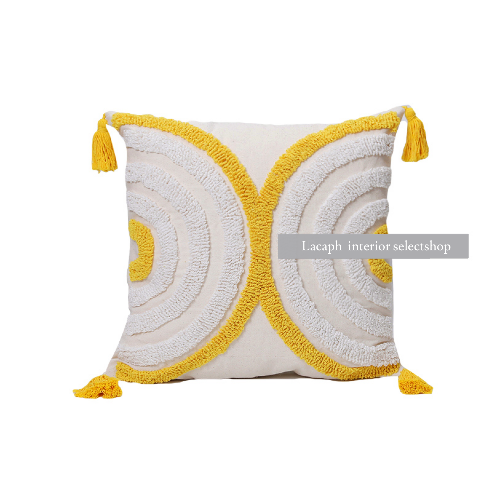 4color half circle boa cushion