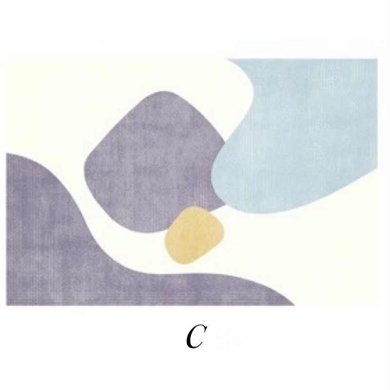 5design pastel square carpet