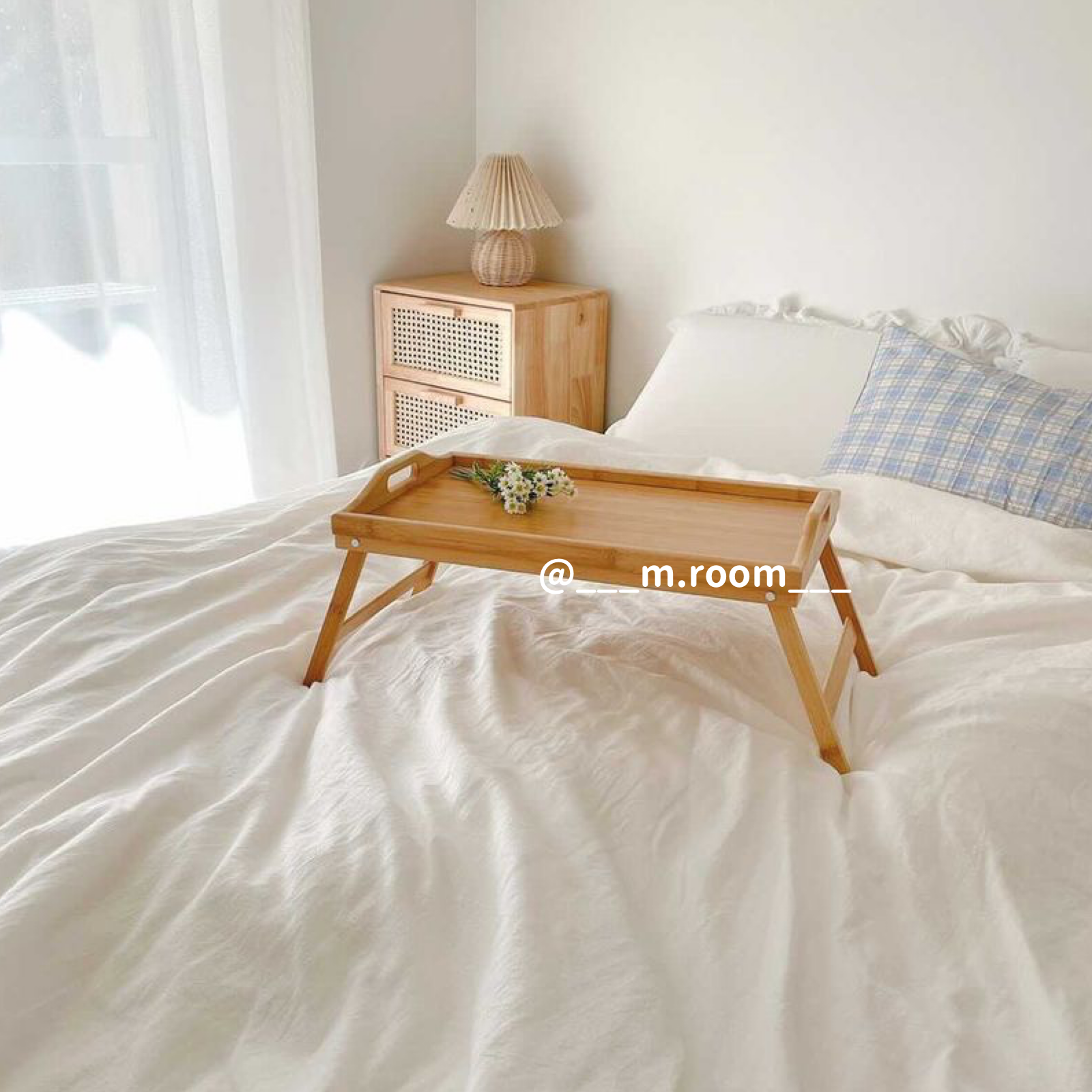 side mini bed table