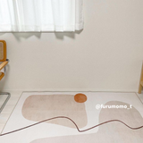stone motif 4design square carpet